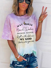 Load image into Gallery viewer, Way Maker Lyrics Faith's Short Sleeve Long Sleeve T-Shirt
