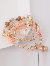 Load image into Gallery viewer, Ladies Crystal Figure Eight Crown Water Drop Mix and Match Special Fashion Bracelet

