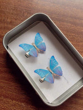 Load image into Gallery viewer, Pinza de pelo de mariposa hada pinza lateral
