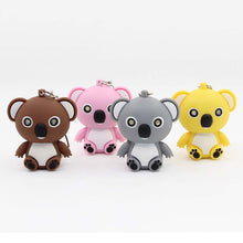 Load image into Gallery viewer, Creative Koala LED Glowing Car Keychain
