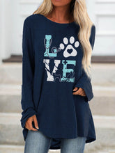 Load image into Gallery viewer, Paw LOVE top para mulheres
