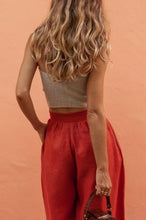 Load image into Gallery viewer, Calça Casual Feminina de Linho de Algodão
