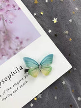 Load image into Gallery viewer, Pinza de pelo de mariposa hada pinza lateral
