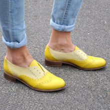 Load image into Gallery viewer, OXFORD SHOES WHITE COLOR PLUS CASUAL SIZE PU SLIP ON LOAFERS
