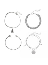 Load image into Gallery viewer, Pulseira feminina com corrente multicamadas
