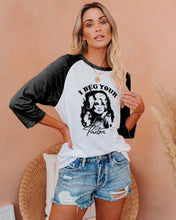 Load image into Gallery viewer, I Beg Your Parton Colorblock Women's T-Shirt
