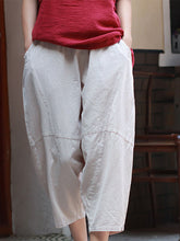 Load image into Gallery viewer, Women's Paneled Cotton and Linen Pants
