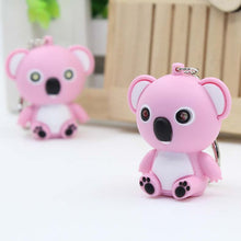Load image into Gallery viewer, Creative Koala LED Glowing Car Keychain
