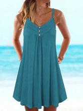 Load image into Gallery viewer, Vestido sexy suelto con tirantes en V
