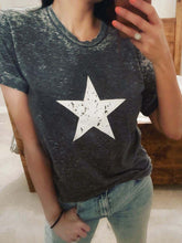 Load image into Gallery viewer, 4th of July Star Print T-shirt
