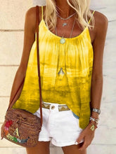 Load image into Gallery viewer, Women's loose-fit tank top with tie-dye print
