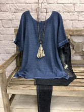 Load image into Gallery viewer, Casual short sleeve shirt for women
