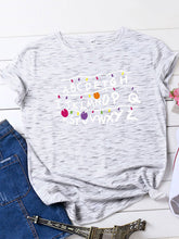 Load image into Gallery viewer, Plus Size Casual Graphic Tee
