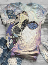 Load image into Gallery viewer, Camiseta casual estampada de manga corta
