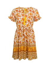 Load image into Gallery viewer, Vestido boho floral con estampado de verano
