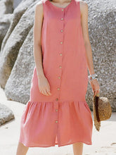 Load image into Gallery viewer, Vestido sem mangas para mulheres
