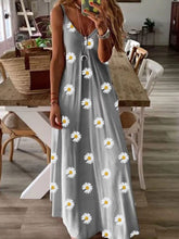 Load image into Gallery viewer, Daisy Print Sling Dress
