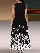 Load image into Gallery viewer, Vestido de bolsillo con estampado floral para mujer
