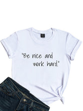 Load image into Gallery viewer, Plus Size Summer Daily Lettering Slogan T-Shirt
