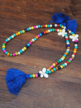 Load image into Gallery viewer, Retro Beaded Bracelet Butterfly Tassel Necklace
