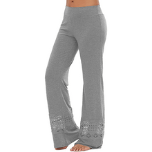 Load image into Gallery viewer, Frauen Spitze Hollow Causal Wide Leg Baggy Pants

