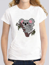 Load image into Gallery viewer, Unique Mom and Baby Koala Print T-Shirt for Women
