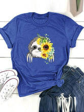 Load image into Gallery viewer, Lazy creative print short sleeve t-shirt for lazy woman
