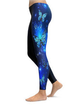 Load image into Gallery viewer, Leggings casuales con estampado de mariposas sexy
