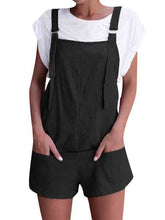 Load image into Gallery viewer, Shorts sem alças de algodão e linho casual
