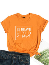 Load image into Gallery viewer, Camiseta plus size com slogan casual
