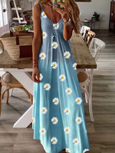 Load image into Gallery viewer, Daisy Print Sling Dress
