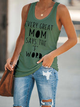 Load image into Gallery viewer, Camiseta sin mangas para mujer Every Great Mom Says The F Word
