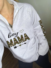 Load image into Gallery viewer, Moletom com zíper com estampa de camuflagem Boy Mama Army
