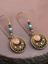 Load image into Gallery viewer, Vintage Hollow Bohemian Round Pearl Earrings
