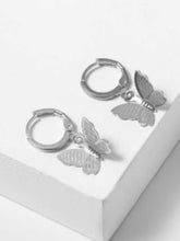 Load image into Gallery viewer, Pendientes de mariposa para mujer
