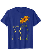 Load image into Gallery viewer, Sunflower cat short sleeve t-shirt
