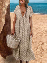 Load image into Gallery viewer, Vestido feminino com estampa floral tamanho plus
